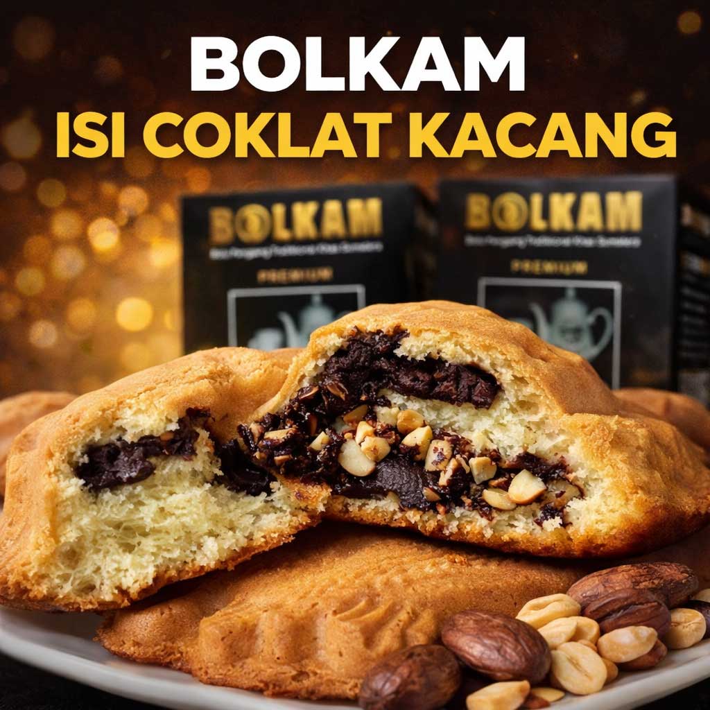 Bolkam isi coklat Kacang